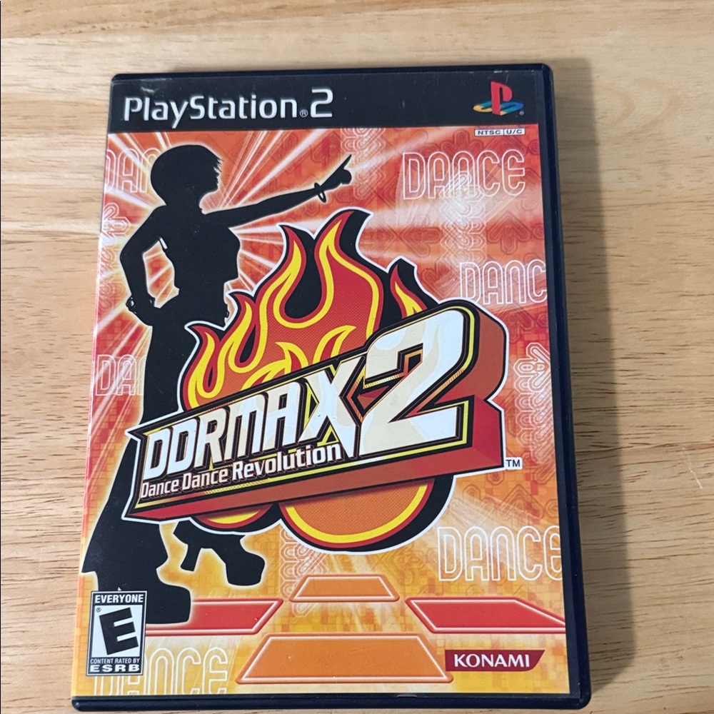 Dance Dance Revolution Max 2 for PlayStation 2 - Orange and Black